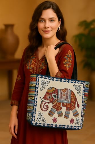 Image of Designer Elephant Handbag for Women Stylish Big Hand Bag for Women Shoulder Hand Bag for Office Use