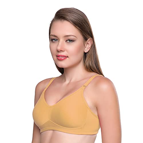 Image of TRYLO Cotton Riza Minimizer Women's Non-Padded Non-Wired Seamless Molded Bra