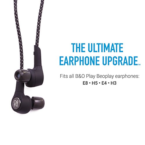 Comply Sport Pro Premium Memory Foam Earphone Tips For B&O Play Beoplay E8, E6, E4, H5 & H3, Noise Reducing Replacement Earbud Tips With Sweatguard, Comfortable Secure Fit (S/M/L, 3 Pairs), Black (19-20220-51) #TOP1