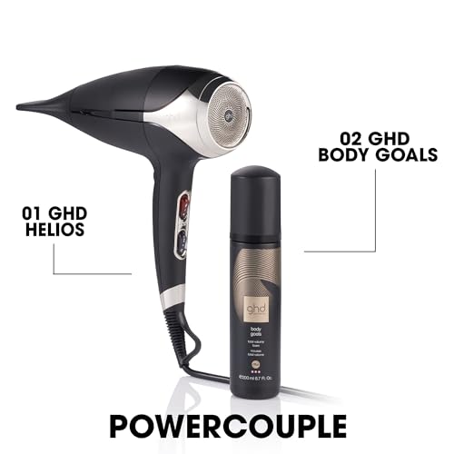 Foto von ghd helios Haartrockner, professioneller Haartrockner mit bürstenlosem Motor und Ionen Technologie, schwarz