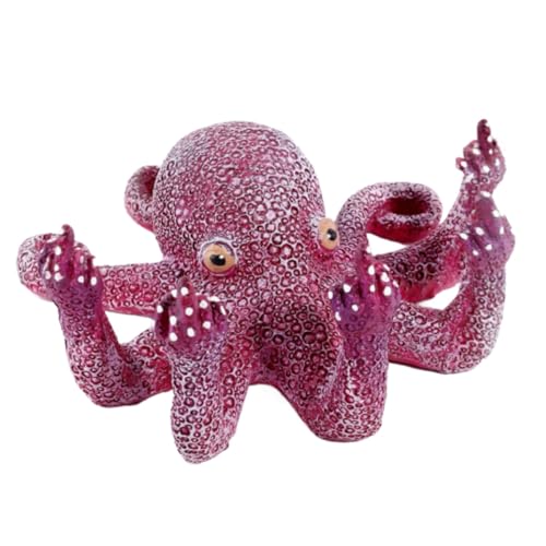 YANCONGLIDEYAN Octopus Aquarium Decoration Purple