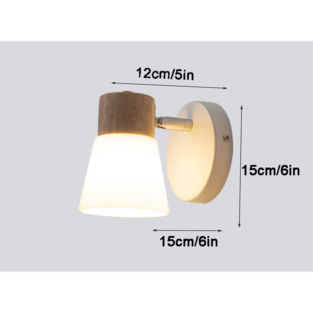 Lampada da Specchio Lampada da toeletta da Bagno sopra Lo Specchio Applique da Parete in Legno Illuminazione da Parete Creativa nordica per corridoio da Letto Trucco