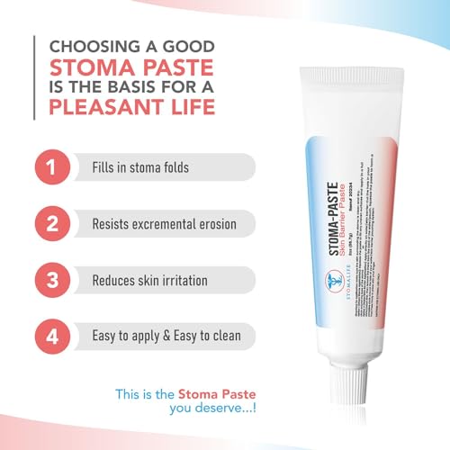 ostomy paste 2 oz stoma barrier paste with skin irritation prevention  accessories for ostomy-colostomy-ileostomy 2 oz pack of 1