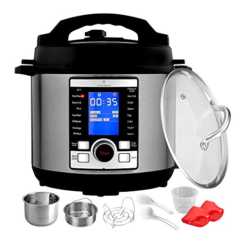 ChefWave Swift Pot 10-in-1 Programmable Multi Cooker with Accessories - Thumbnail 7