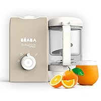 BEABA, Babycook Express, Baby Robot 4 in 1 Mixer/Standmixer, 15 Min. schnelles Kochen, Mixen nach Maß, schonendes und gesundes Dampfgaren, Auftauen, homogene Textur, Kapazität 1 250 ml, Ton