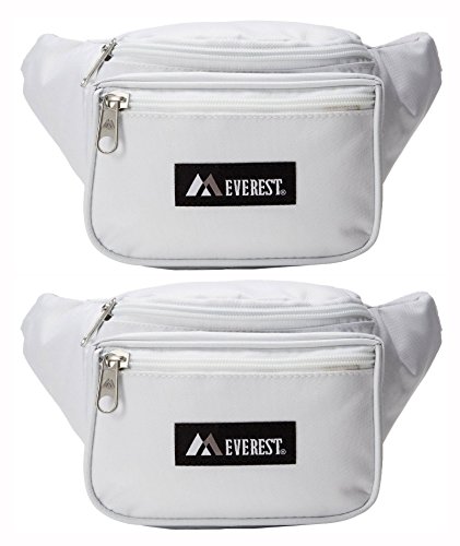 Everest Signature White Waist Fanny Pack Sets of Two