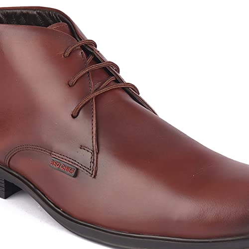 Image of Red Chief Derby Lace Up | Men's Formal Shoes for Office | Black | PU Sole | RC3748