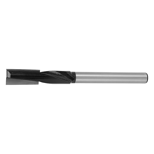 Wood Spiral Bottom Rill Milling Cutter – 21 x 4 x 4 cm