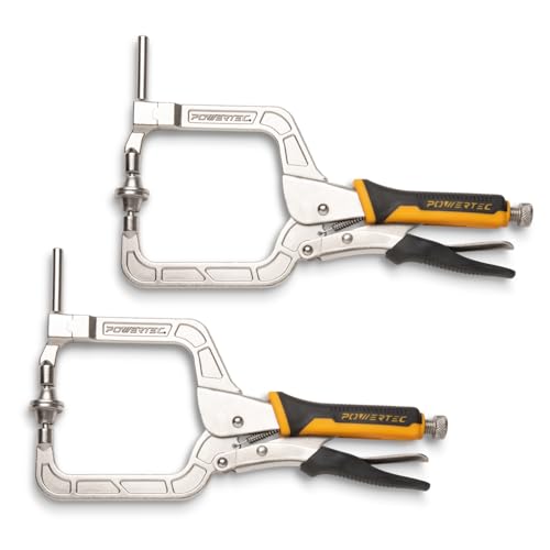 POWERTEC 2 Way Pocket Hole Clamp (2PCs)