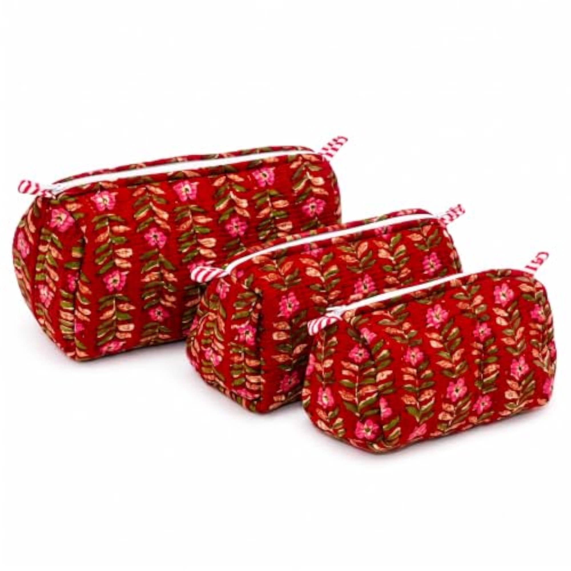 Set of 3 Multipurpose Pouches for Cosmetic & Makeup