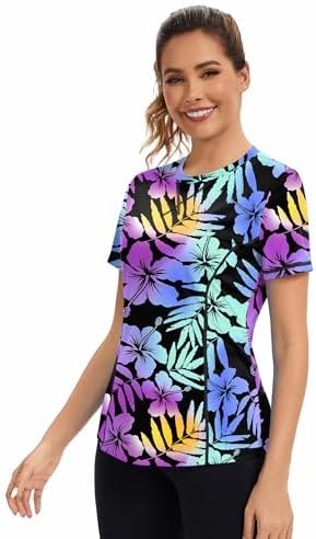 Avoogue Rashguard for Women UPF 50+ Sun Protection Athletic Workout Shirts - 2