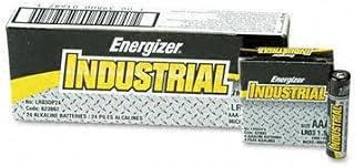 Energizer EN92 Industrial Alkaline Batteries- AAA- 24 Batteries/Box