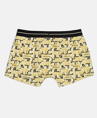 Image of Jockey NB02 Boys Super Combed Cotton Elastane Stretch Printed Trunk with Front Open Fly and Ultrasoft Waistband (Pack of 2, Colors & Prints May Vary)