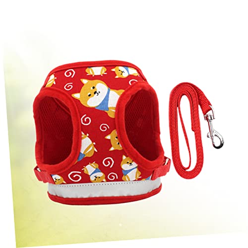 Ipetboom Colete Refletor Arnês De Para Cães Pequenos Arnês De Respirável Arnês De Coleira De Ao Ar L