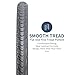 YUNSCM 2-PCS 700C Road Bike Tires 700x38C/40-622 and 700C Bike Tubes Schrader Valve with 2 Rim Strips Compatible with 700x36C 700x37C 700 x 38C 700x39C 700x40C Bike Bicycle Tires and Tubes (Y-1128)