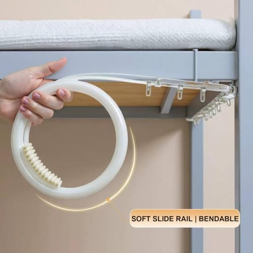 Cortina opaca para litera de dormitorio infantil compatible con cama individual lavable 5