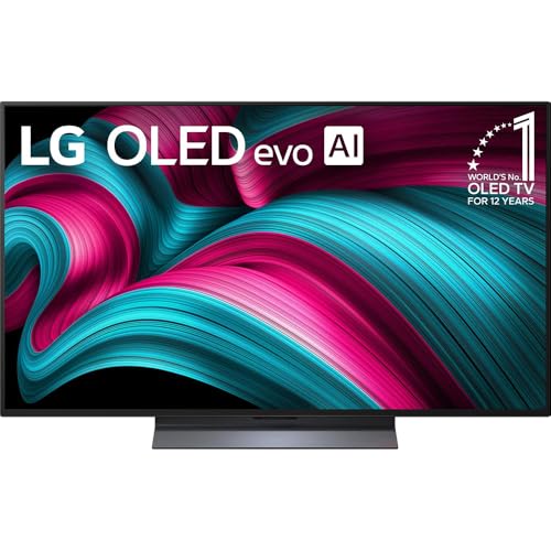 Image of LG OLED48C5PUA 48 inch C5 OLED evo 4K UHD webOS TV 2025 Bundle with CPS Exclusive 26 Month Protection, 2X HDMI Cable, Wall Mount, Surge Adapter & Deco Gear Complete Home Theater Beginner's Guidebook