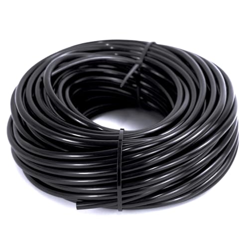 100ft 1/4 inch Blank Drip Irrigation Tubing,1/4 Irrigation Tubing Drip Irrigation Parts Drip Line...