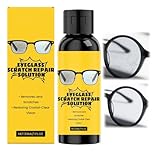 Eyeglass Scratch Remover,Glasses Lens Scratch Repair,Glasses Polishing Scratch Remover,Effective and Quick Glass Cleaner,Glass Cleaner Spray for Eyeglass,Glass Lens Scratch Remover for Any Glasses
