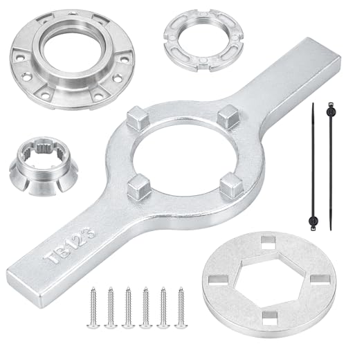 Upgraded Metal W10324651 Washer Hub Kit with TB123A Spanner Wrench for Whirlpool Washer Drive Hub Replace W10528947 W10291415 W10396887 PS2581262 WTW5000DW3 MVWX655DW1