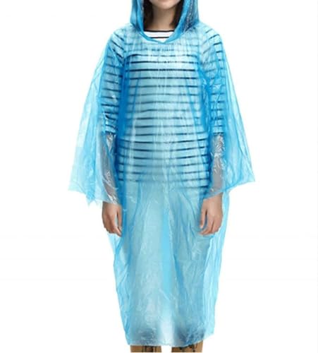 Image of Avenn Unisex Disposable Rain Card for Emergency Use | Waterproof Rain with Smallest Pocket Size| Easy to Carry & Use and Reusable | 2 to 3 time wear Thin Premium Plastic | Multi Color Free Size