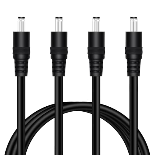 Câble d'alimentation CC mâle mâle 5,5x2,1mm 1,8m 18AWG Fancasee lot de 2