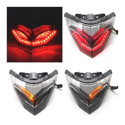 Lámpara trasera LED integrada de freno y giros para Kawasaki Z300 y Ninja de 2013 a 2018 5