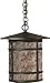 Arroyo Craftsman BH-11LAM-BZ Berkeley Collection 1-Light Exterior Hanging Lantern, Bronze Finish with Almond Mica Panels
