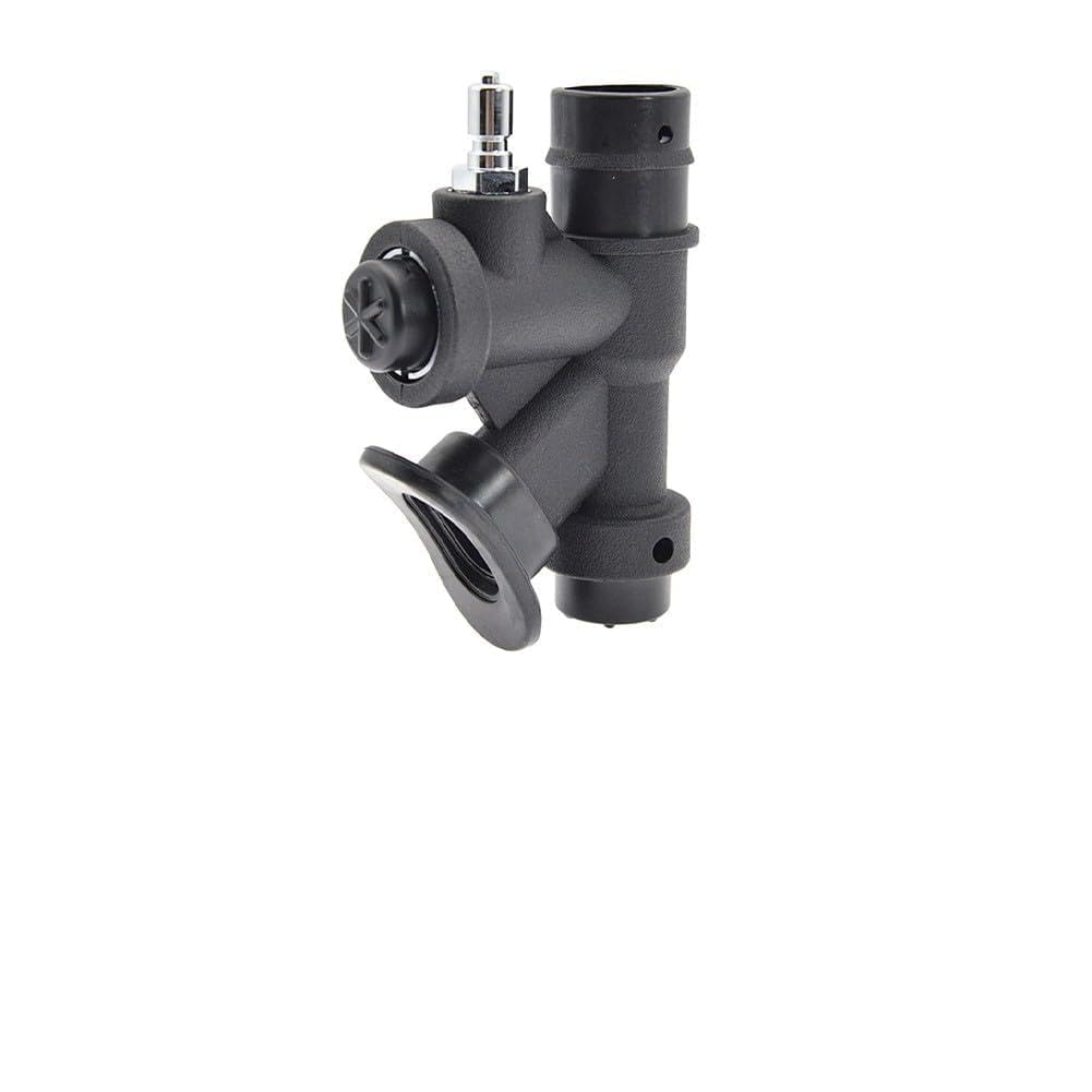 Gonfleur d'échappement basse pression K-Valve de plongée BCD pour tube de 2,5 cm noir