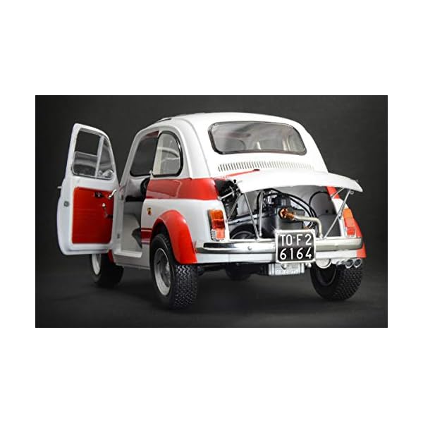 Italeri 4705S FIAT 4705-1:12 Abarth 695 SS/Assetto Corsa, Modellbau, Bausatz, Standmodellbau, unlackiert – Bild 8