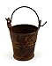 Melody Jane Dolls Houses House Miniature 1:12 Accessory Aged Rusty Coloured Old Metal Tin Bucket