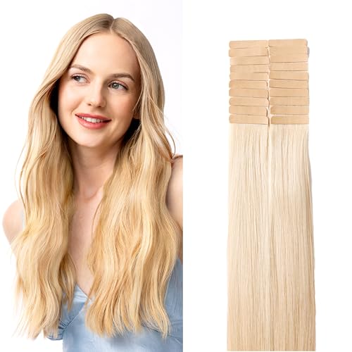 Luxy Tape-In Hair Extension Collection 20', 50g, Platinum Pearl Blonde, 20 pieces