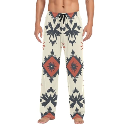 Design pratico: questi pantaloni del pigiama sono progettati per adattarsi alla maggior parte delle corporature, con elastico in vita di alta qualità e coulisse in twill per una vestibilità aderente. Sono inoltre dotati di una tasca su ciascun lato per riporre comodamente gli oggetti.