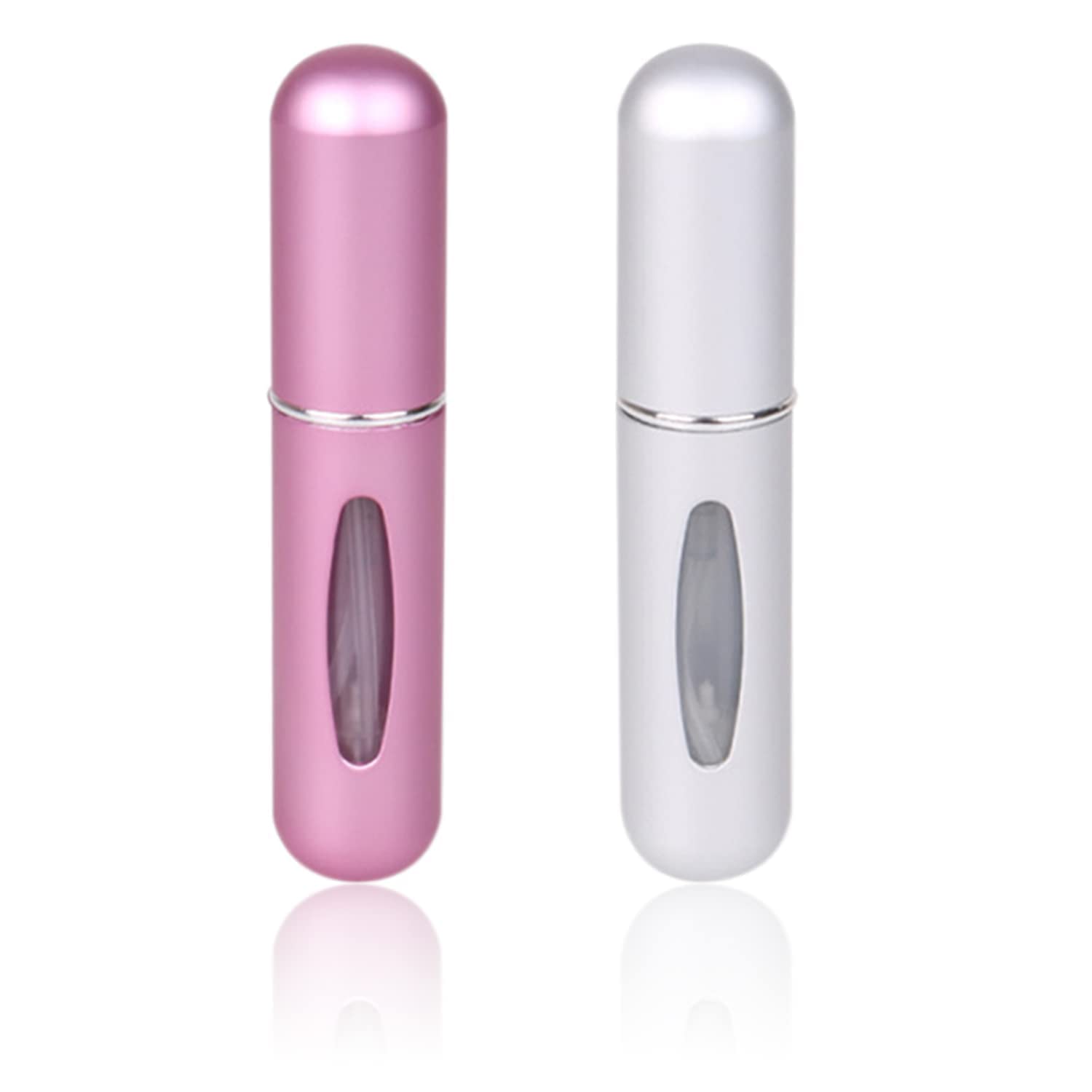 Havenxo (2pcs Mini Perfume Refill Bottle - Empty Small Portable Perfume Atomizer Refillable Dispenser Container - Travel Essentials & Accessories for Women & Men (Multicolour)-image-33