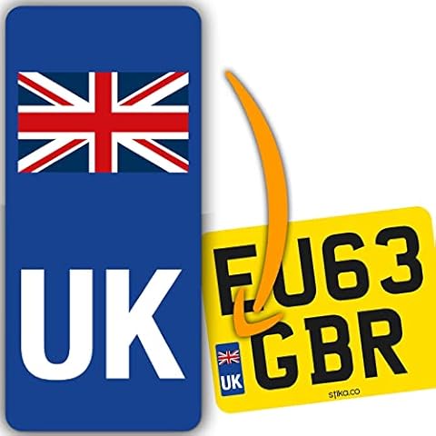 Pack of 4 UK Motorbike Motorcycle Number Plate Vinyl Sticker Europe road-legal (UK stickers) Cover