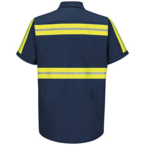 Image of Red Kap Men's Enhanced Visibility IndustrialWork Shirt