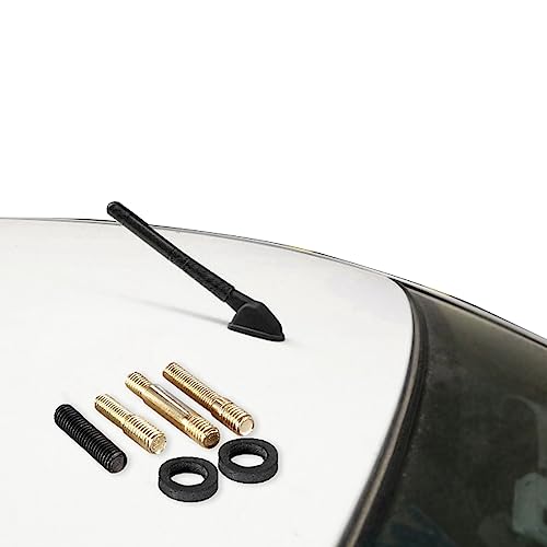 HAOBO Car Antenna, Antenna for Truck, RV Accessories 4.7 Inch Car Audio & Video Antennas, Universal Car Accessories Carbon Fiber Antenna Fit for Ford F150 and Other Brand Models