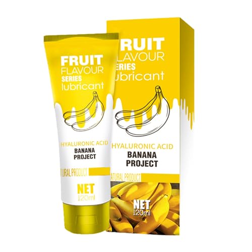 Flavoured Lubricant, Water Based Lubricant, Edible Flavored Oral Gel Lube (Banana)