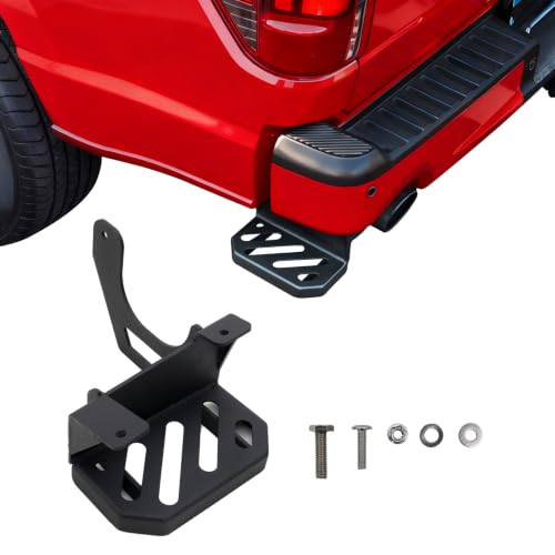 Tailgate Step Assemblies - Trim Cover Replacement - 2015-2022 Ford F-150, 2017-2022 F-Super Duty 4 Maxzina Rear Bed Step Compatible with 2024 2025 2026 Ford F150 Tailgate Bed Rear Bumper Side Step Carbon Steel Tailgate Truck Bed Pedal for 2025 F-150 Accessories (Driver Side 1PC)