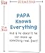 OJsensai Comfort Fathers Day Card, Father's Day Card from Daughter Son Kids girl boy, Papa Fathers Day Card, Gift for Dad Who Wants Nothing