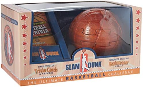 Project Genius Ultimate Sports - Puzzle-Trivia Combination: Basketball, Wooden
