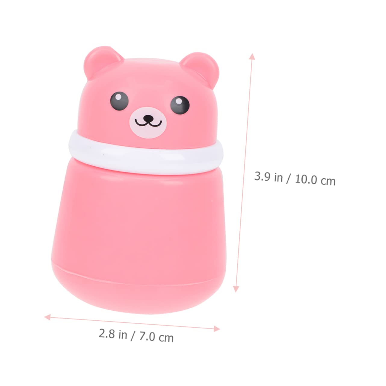 IWOWHERO Infant Powder Plush Puff Box 2pcs Body Powder Puff Storage Cases Easy to Use Portable