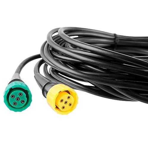 AOHEWEI Anhängerkabel 5m Stecker 13-polig und 2x Stecker 5-polig Kabelbaum mit Bajonettstecker für Anhängerbeleuchtung Rückleuchten