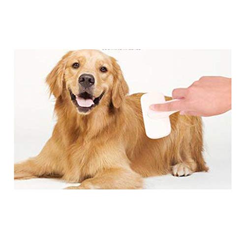 Quita el pelo de perro de tu ropa con este cepillo portátil blanco para sofá 3
