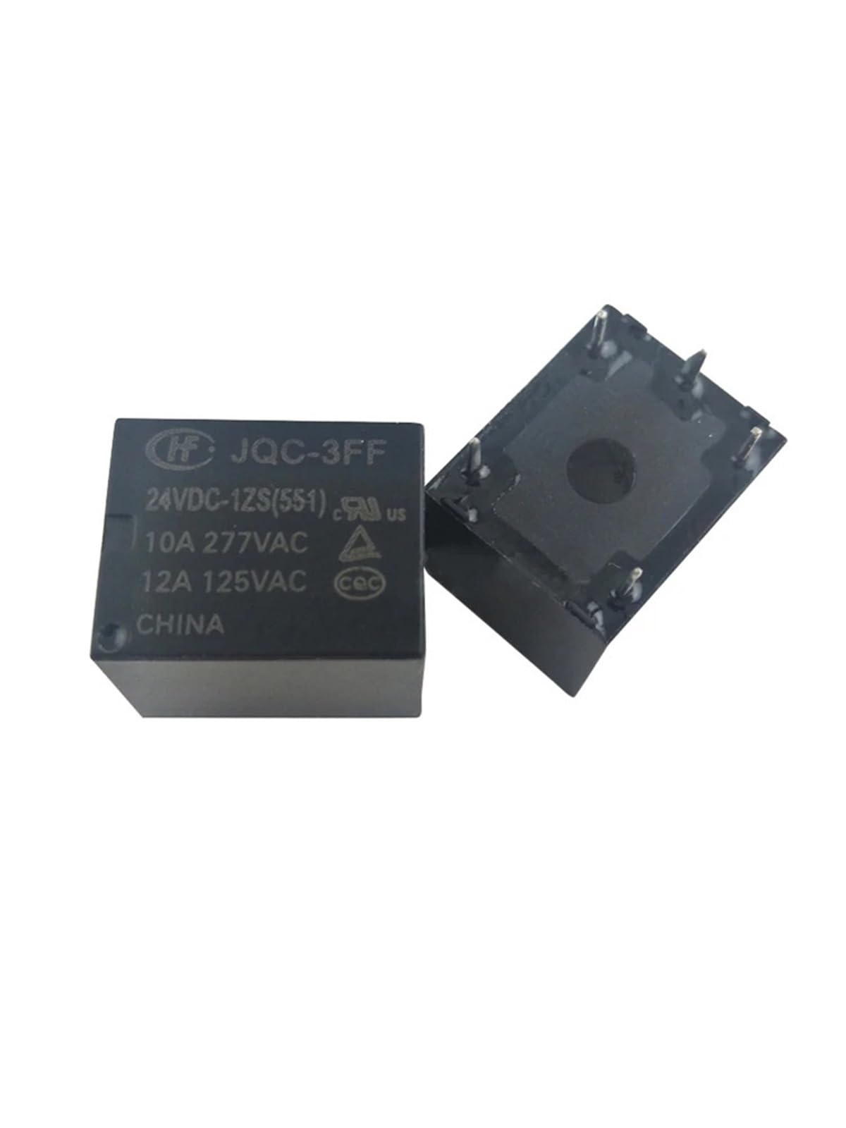Relé JQC-3FF 24VDC-1HS componente electrónico T73 de 24V para circuitos impresos PCB 4