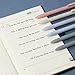 Mr. Pen- Retractable Gel Pens for Journaling, 6 Pack, 0.5 mm Black Ink, Morandi Barrels, Smooth Writing Aesthetic Pens for Women