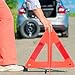 Amosfun Reflective Road Safety Kit Triangle Warning Sign for Car Emergency Roadside Assistance Portable Durable Safety Triangles