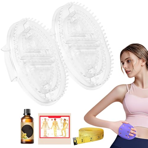 ANYSENT Meridian Brush Massage Brush,Beauty Salon Professional Custom Meridian Brush,Full Body Relaxation Comb,Portable Body Handheld Massage Tools (White +Essential Oil Set)