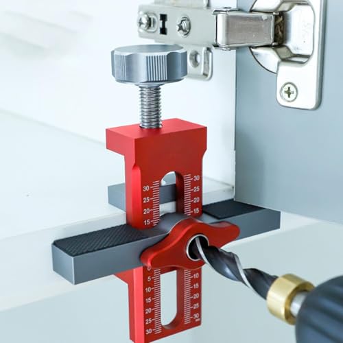 Herrajes de aluminio ajustables con guía QuickGuide para un acabado preciso en madera 7