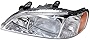 Evan Fischer Headlight Lens and Housing Compatible with 1999-2001 Acura TL Driver Side